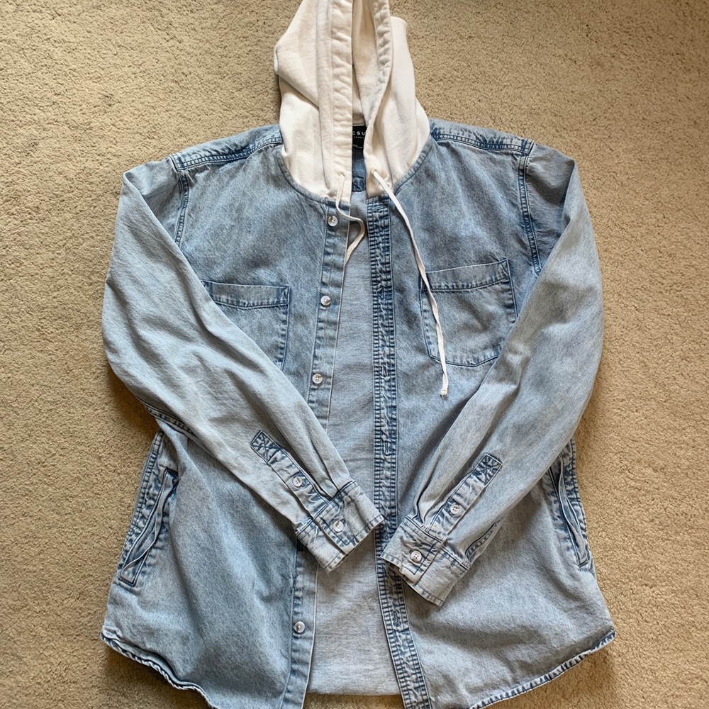 jean jacket hoodie